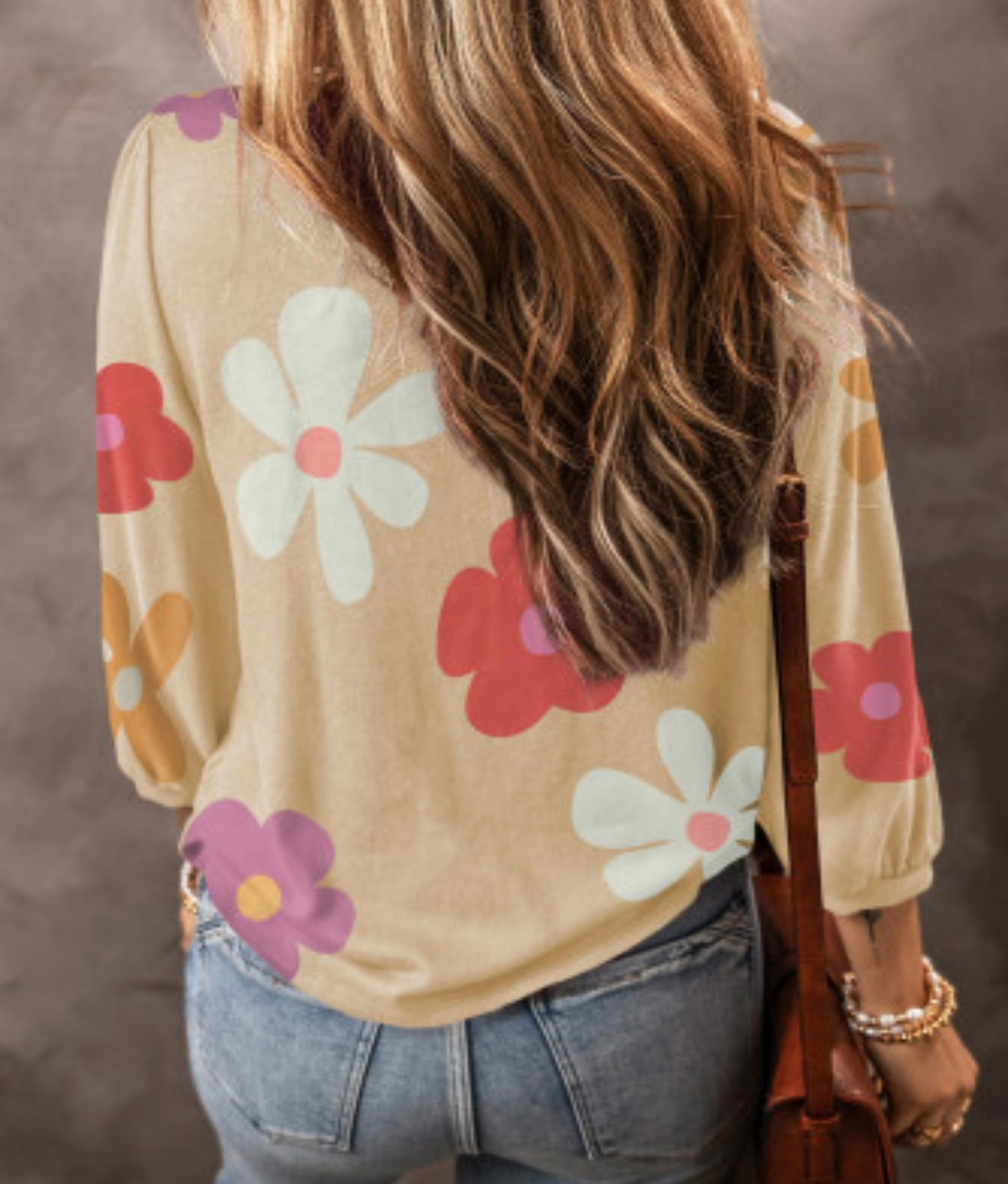 Apricot Flower Top