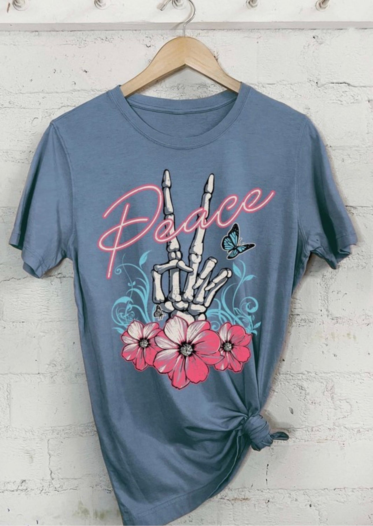 Peace Floral Graphic Tee