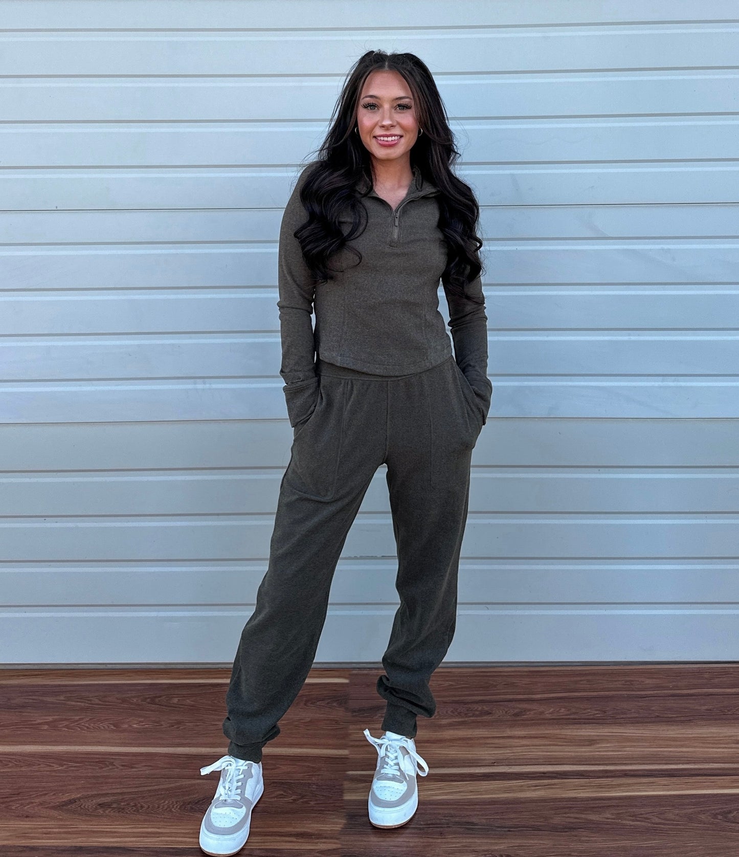 Butter Soft Olive Sweatsuit