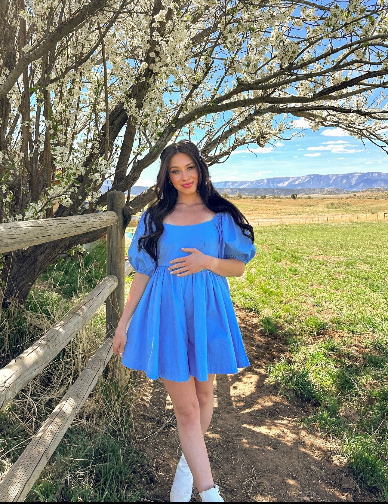 Baby Blue Romper