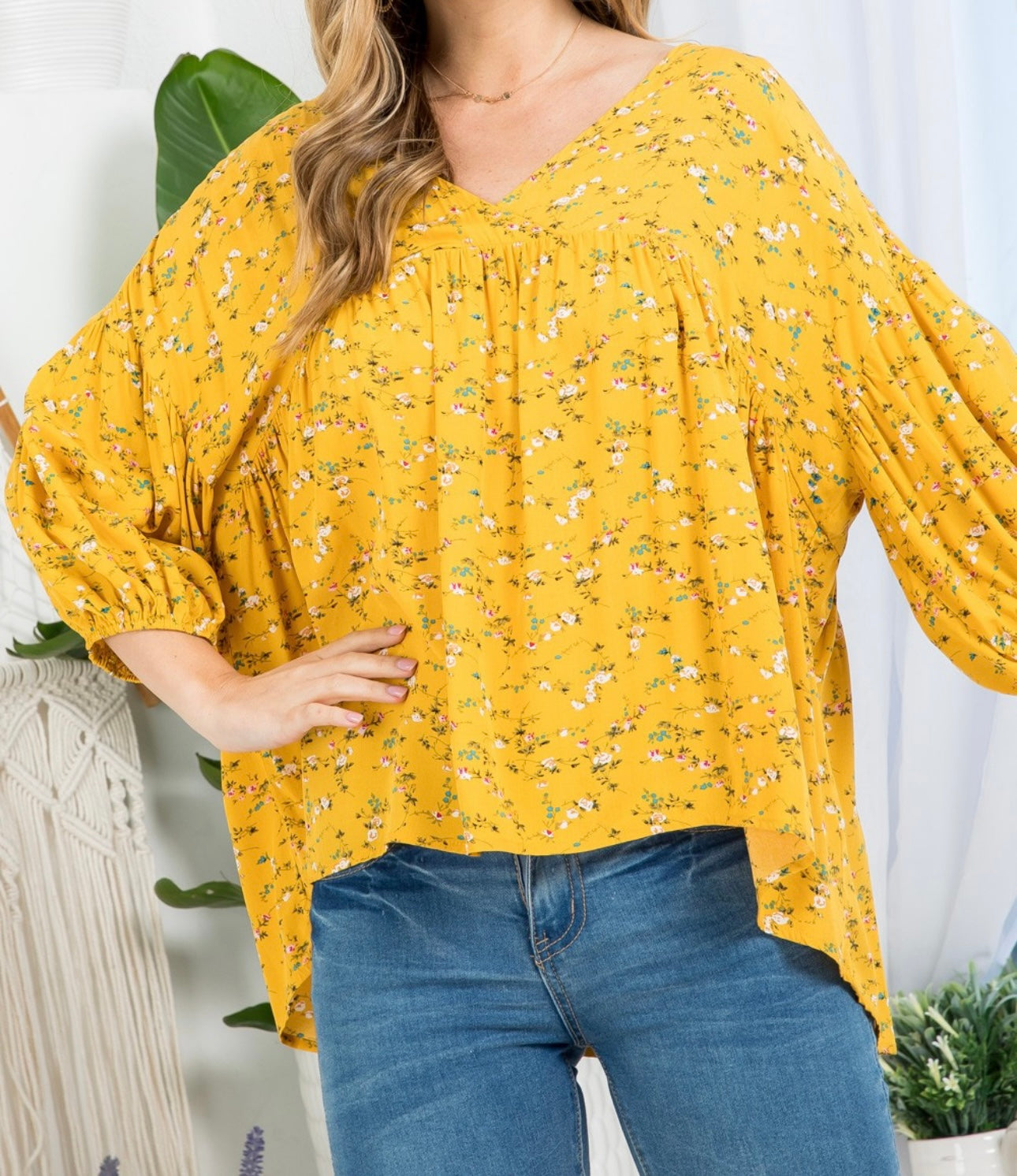 Dizzy Floral Blouse